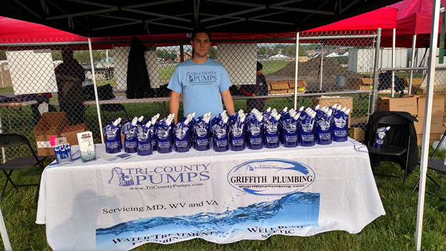 Frederick Running Festival - Tri-County Pump Service gives back to the community!