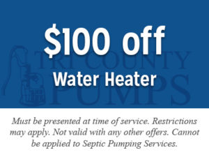$100 off water heater