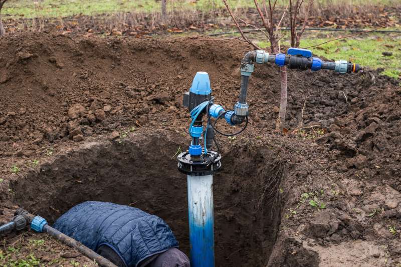 A Shallow Well Jet Pump Being Installed