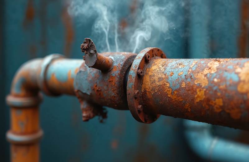 Corroded Pipes