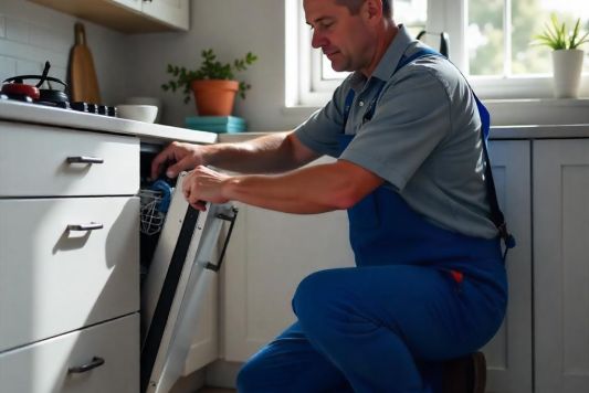 Dishwasher Installation By A Local Plumber In A Boonsboro Maryland Home