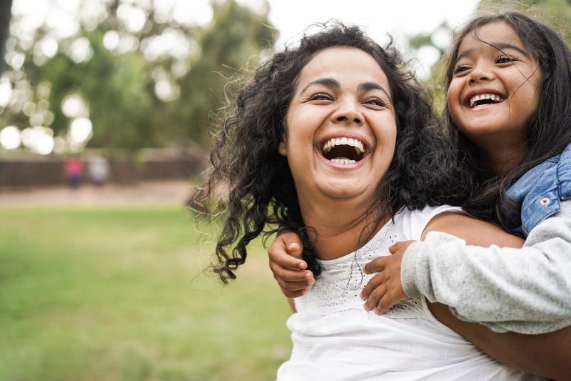 Family Laughing