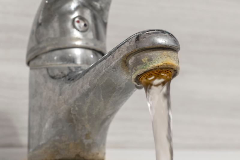 Hard Water Coming From Faucet