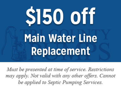Main Water Line Replacement Coupon