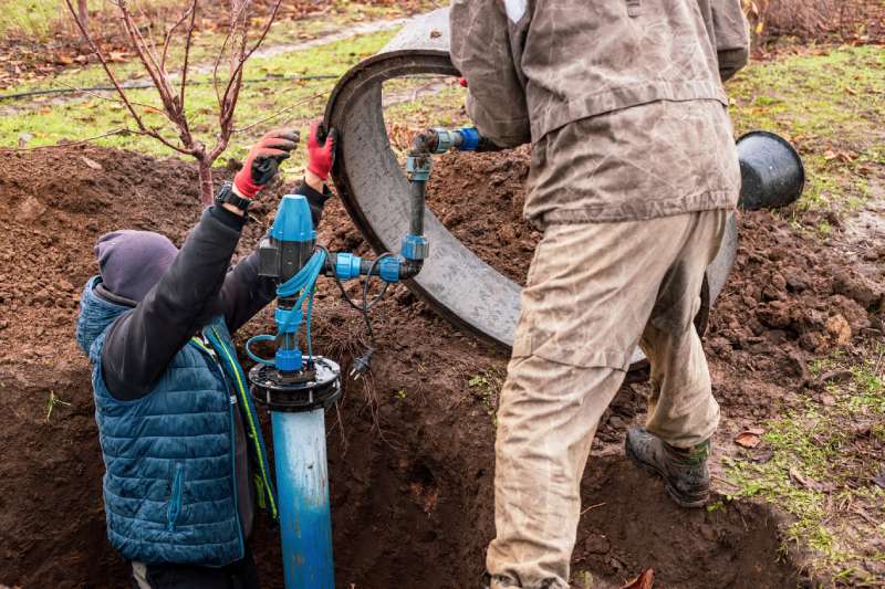 Maintenance Being Performed On A Shallow Well Jet Pump