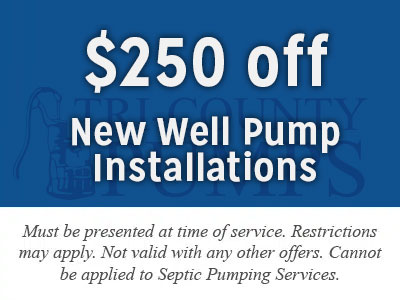 New Well Pump Installations Coupon