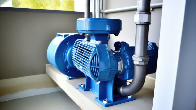 Newly Installed Water Pressure Booster Pump