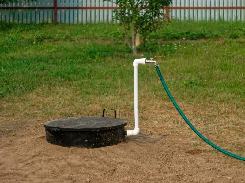 Outside View Of A Submersible Well Pump