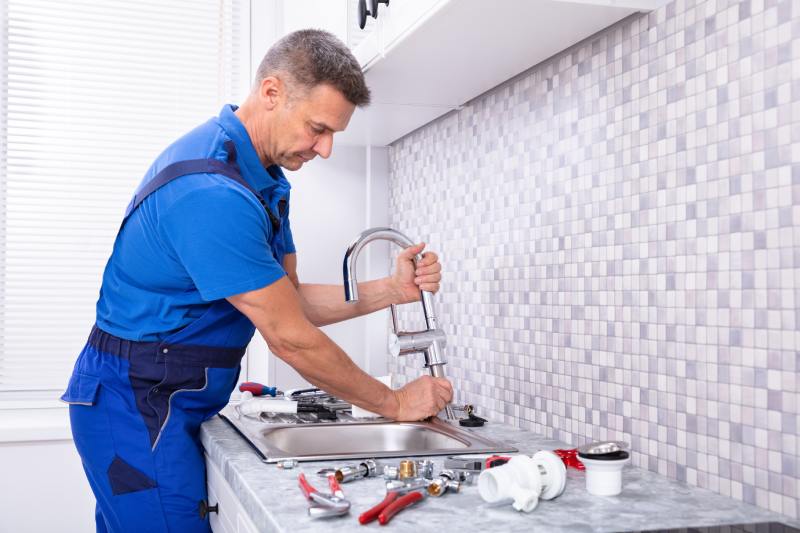 Residential Plumbing Services In Progress
