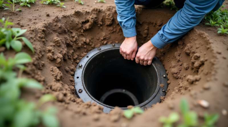 Septic & Well Inspection Being Performed
