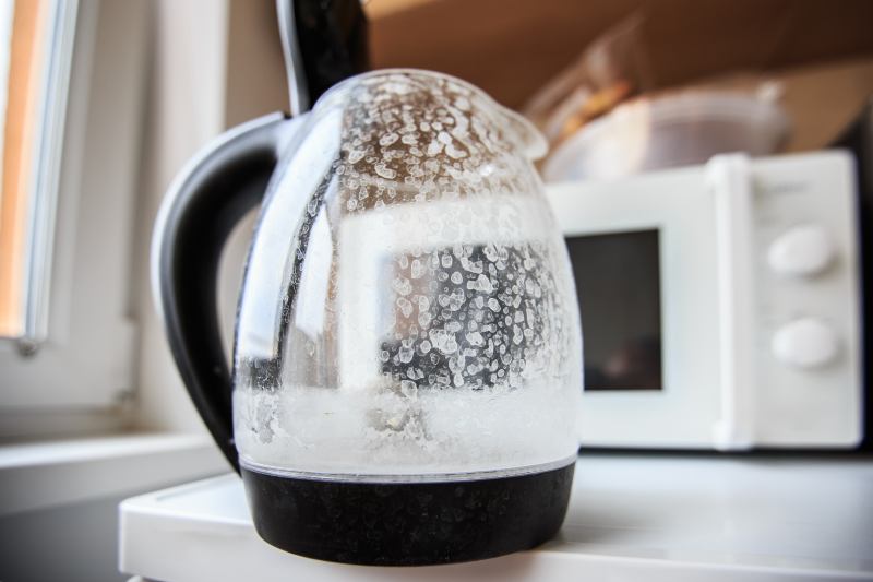 Spots From Hard Water On Coffee Pot
