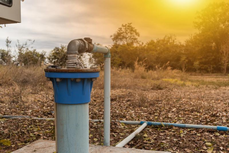 Submersible Well Pump Installed