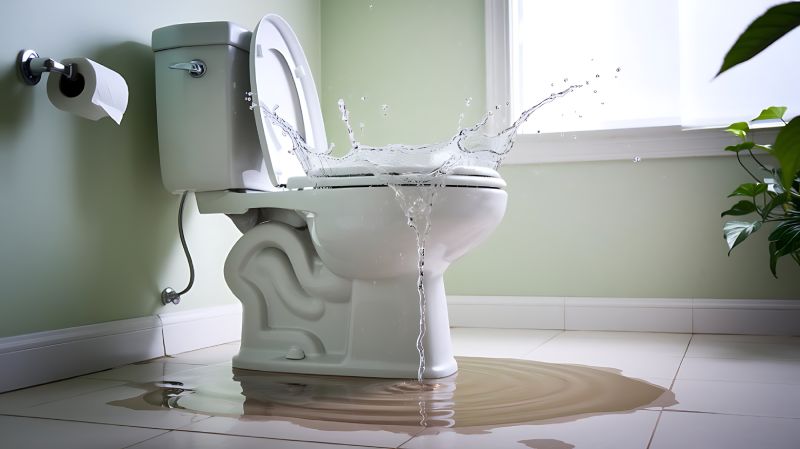 Toilet Overflowing