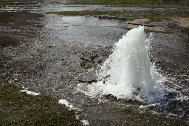 Water Main Burst
