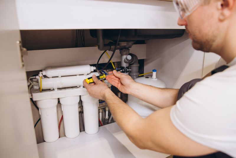 Water Treatment System Maintenance In Progress