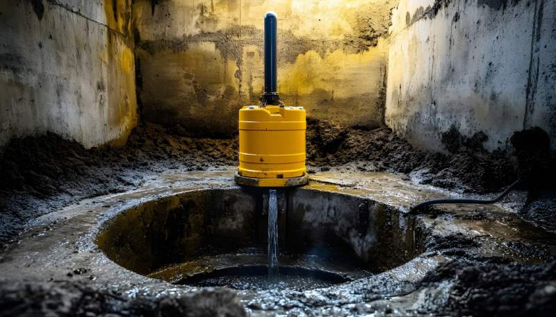 Working Submersible Well Pump