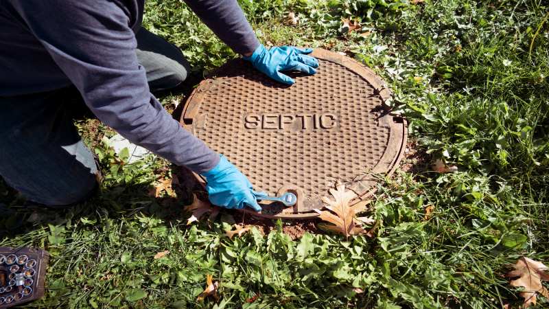 professional septic system install