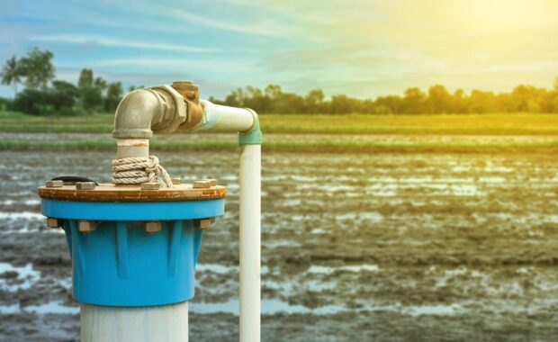 drill an artesian well and distribute water with PVC pipes