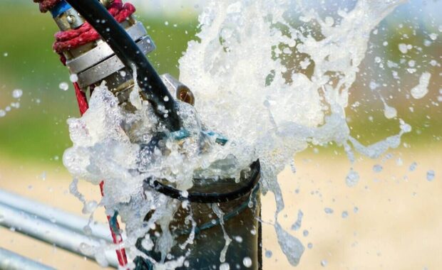 cleaning newly constructed water bore or well