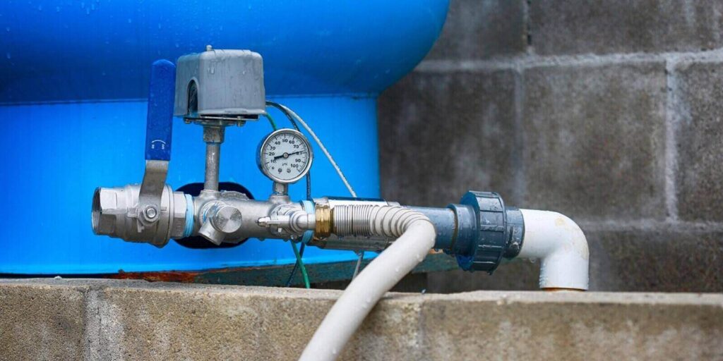 deep water well set up