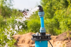 equipped well under water