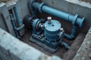 industrial water pump station for residential well