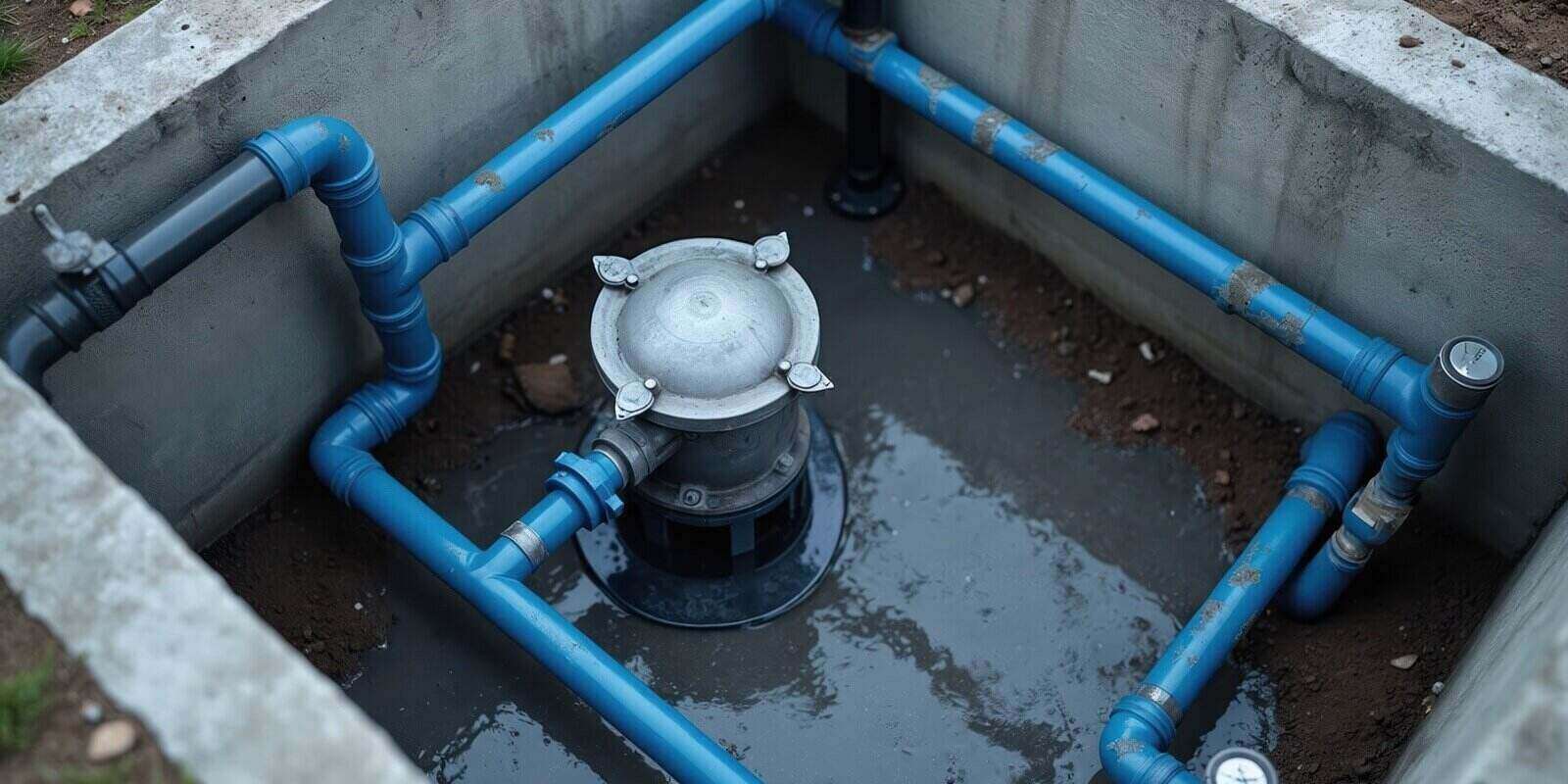 pumping station private house water supply system