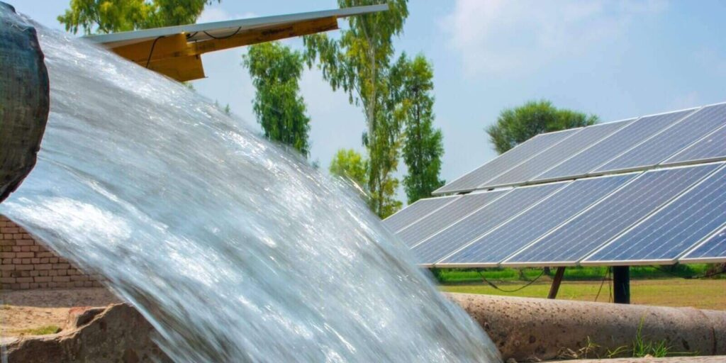 solar powered tube well for irrigation