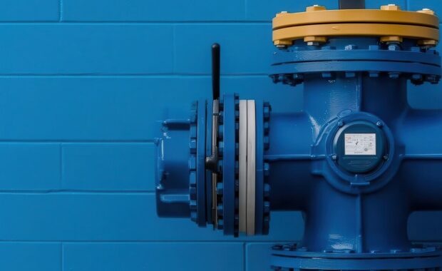 modern electric water pump installed in an industrial facility, electric water pump industrial