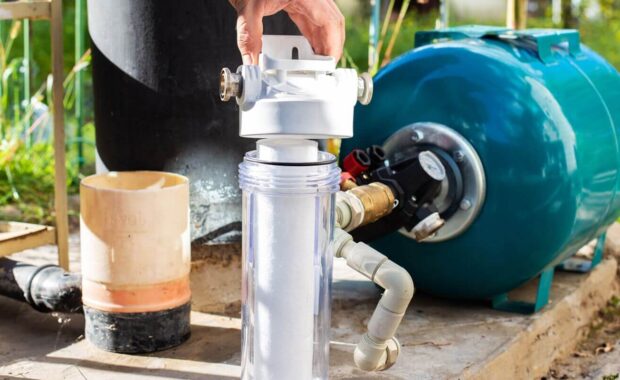 water supply system from a well in a country house - well pump service Carroll County MD