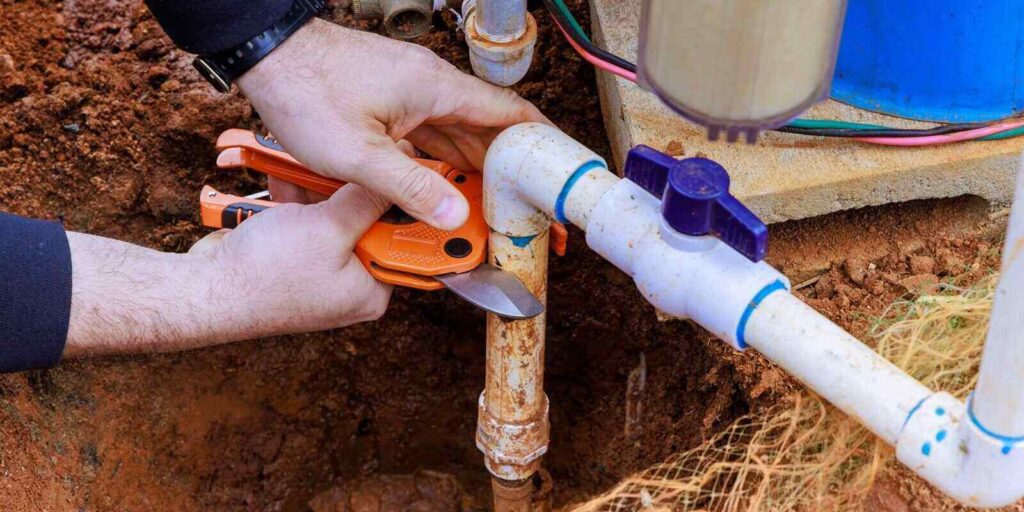 water supply artesian well pump maintenance for private home