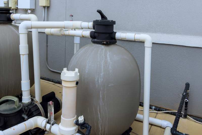 For maintaining clean outdoor swimming pool filtration system, system pump with filtering, ozonation equipment is required